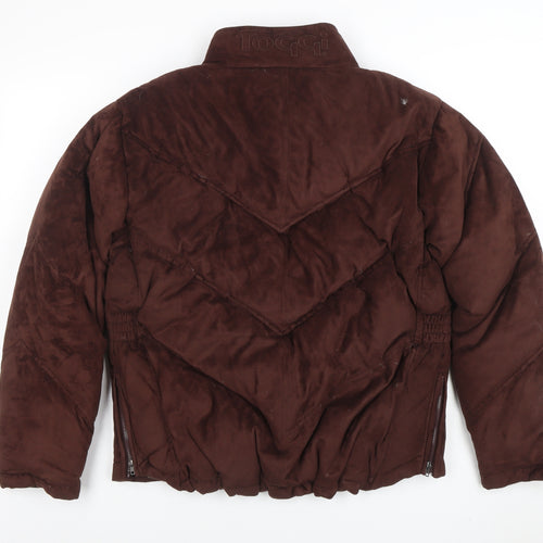 Toggi Women's Brown L Puffer Jacket Down Feather Winter Coat