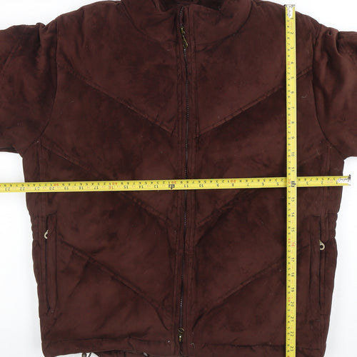 Toggi Women's Brown L Puffer Jacket Down Feather Winter Coat