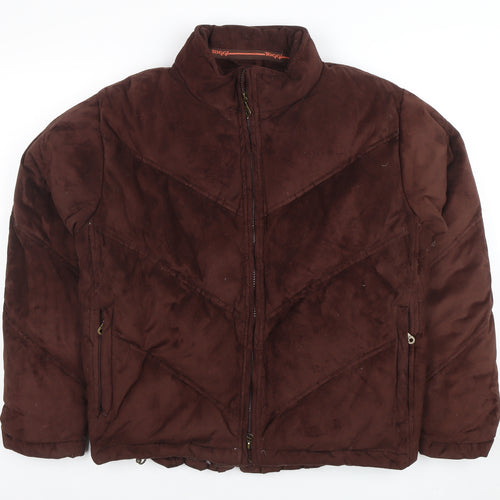 Toggi Women's Brown L Puffer Jacket Down Feather Winter Coat