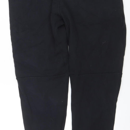 Nike Men's Black Jogger Sweatpants Size S Fleece Drawstring Tapered