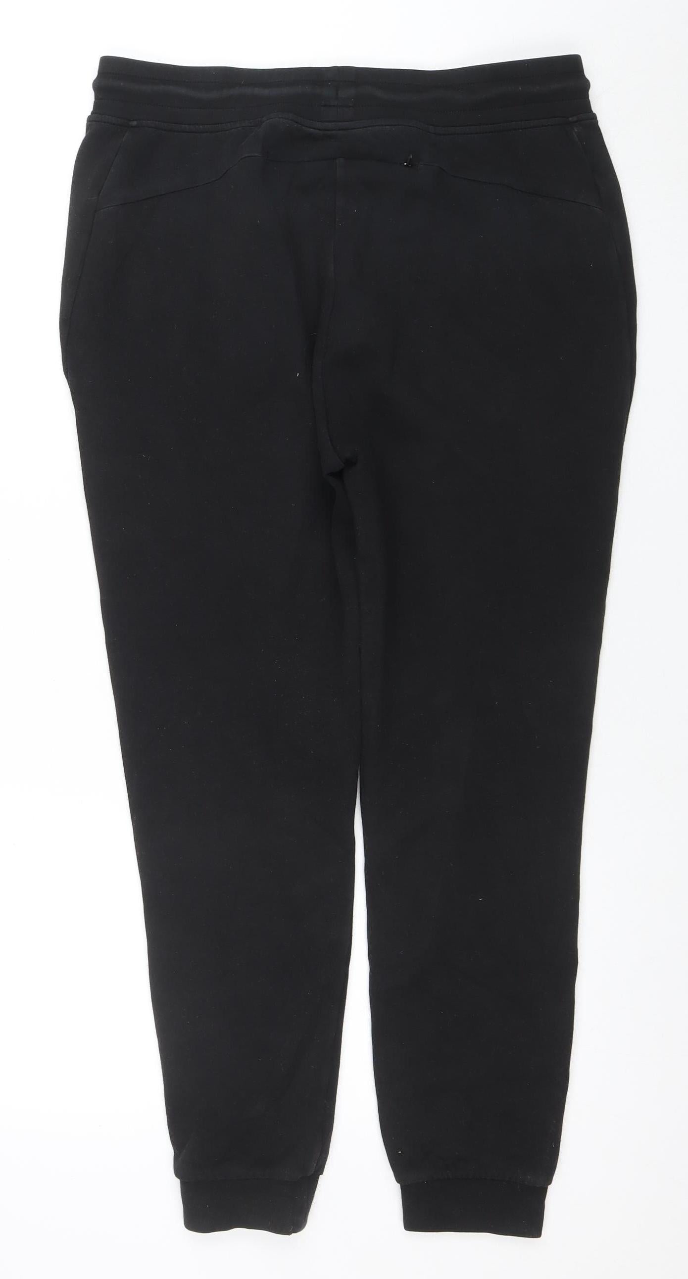 Superdry Sport Men's Black Jogger Trousers Medium Zip Pocket Drawstring