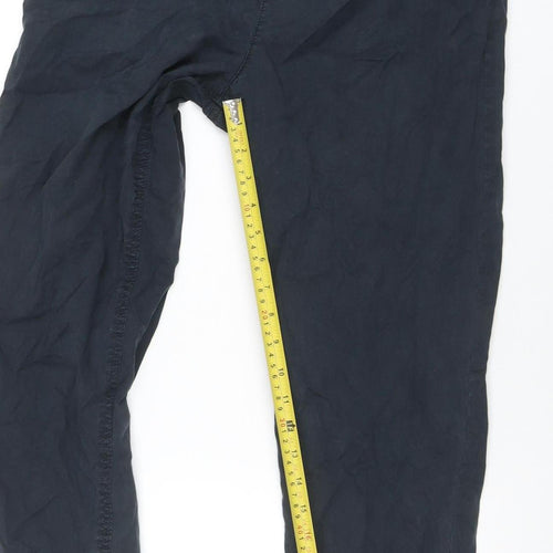 Tu Women Black 10S Chino Twill Stretch Tapered Trousers