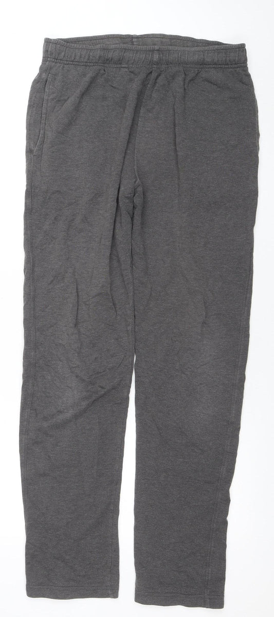 Marks and Spencer Men's Grey Jogger Trousers L Regular Fit Stretch