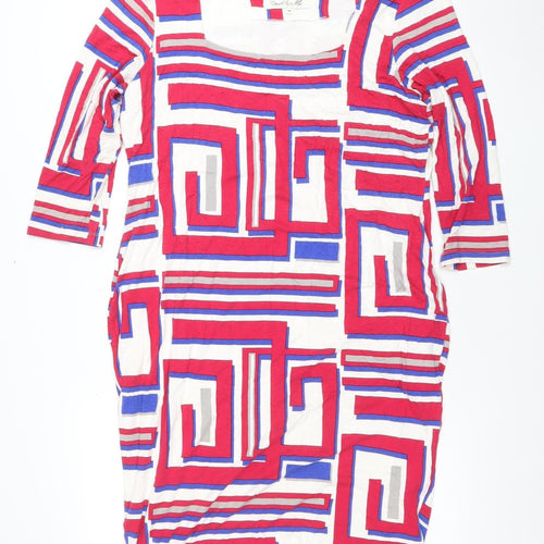 Damsel in a Dress Women Multicoloured Size 18 Geometric Shift Dress