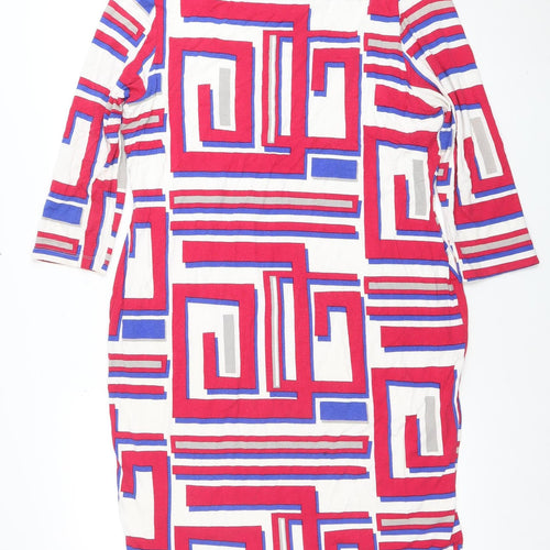 Damsel in a Dress Women Multicoloured Size 18 Geometric Shift Dress