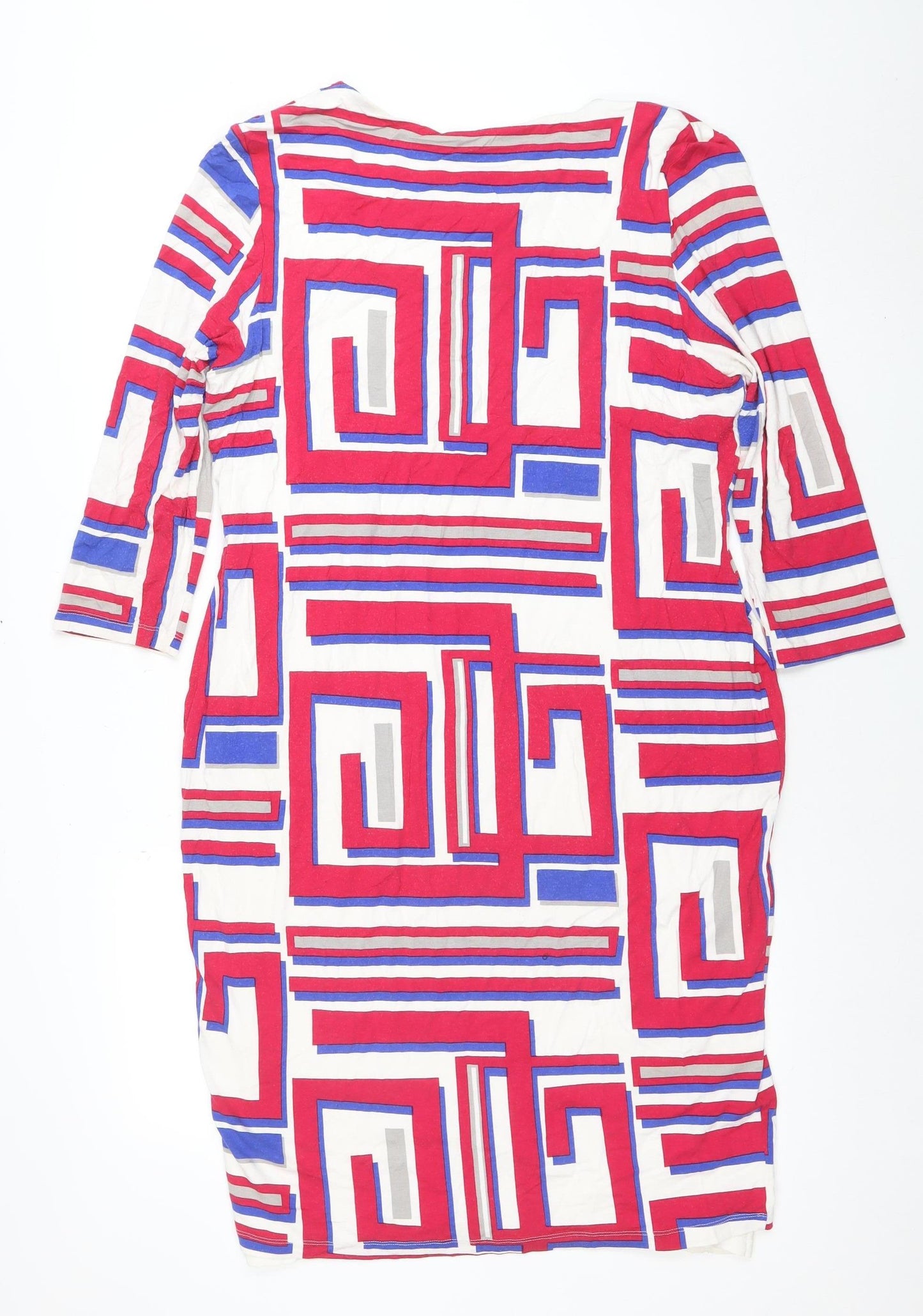 Damsel in a Dress Women Multicoloured Size 18 Geometric Shift Dress