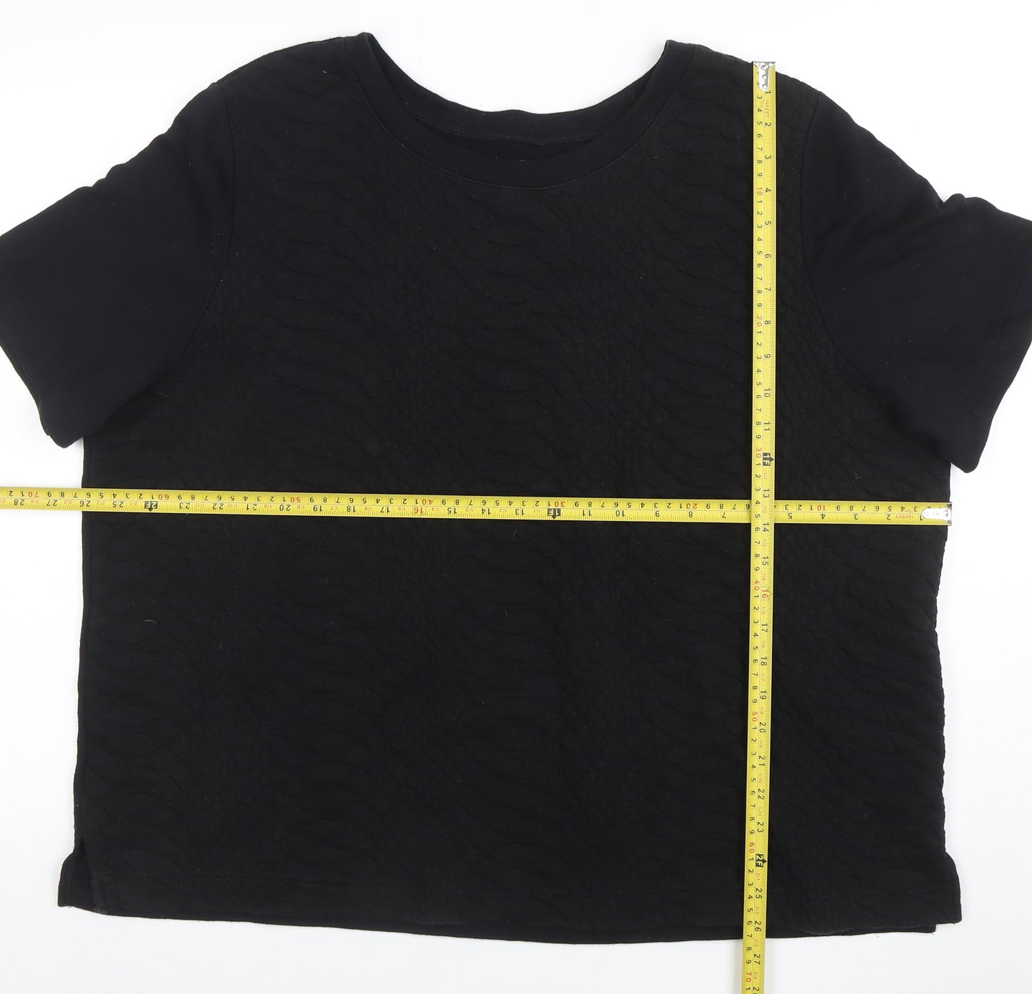 Old Navy Women's Black 2XL Short Sleeve Basic T-Shirt