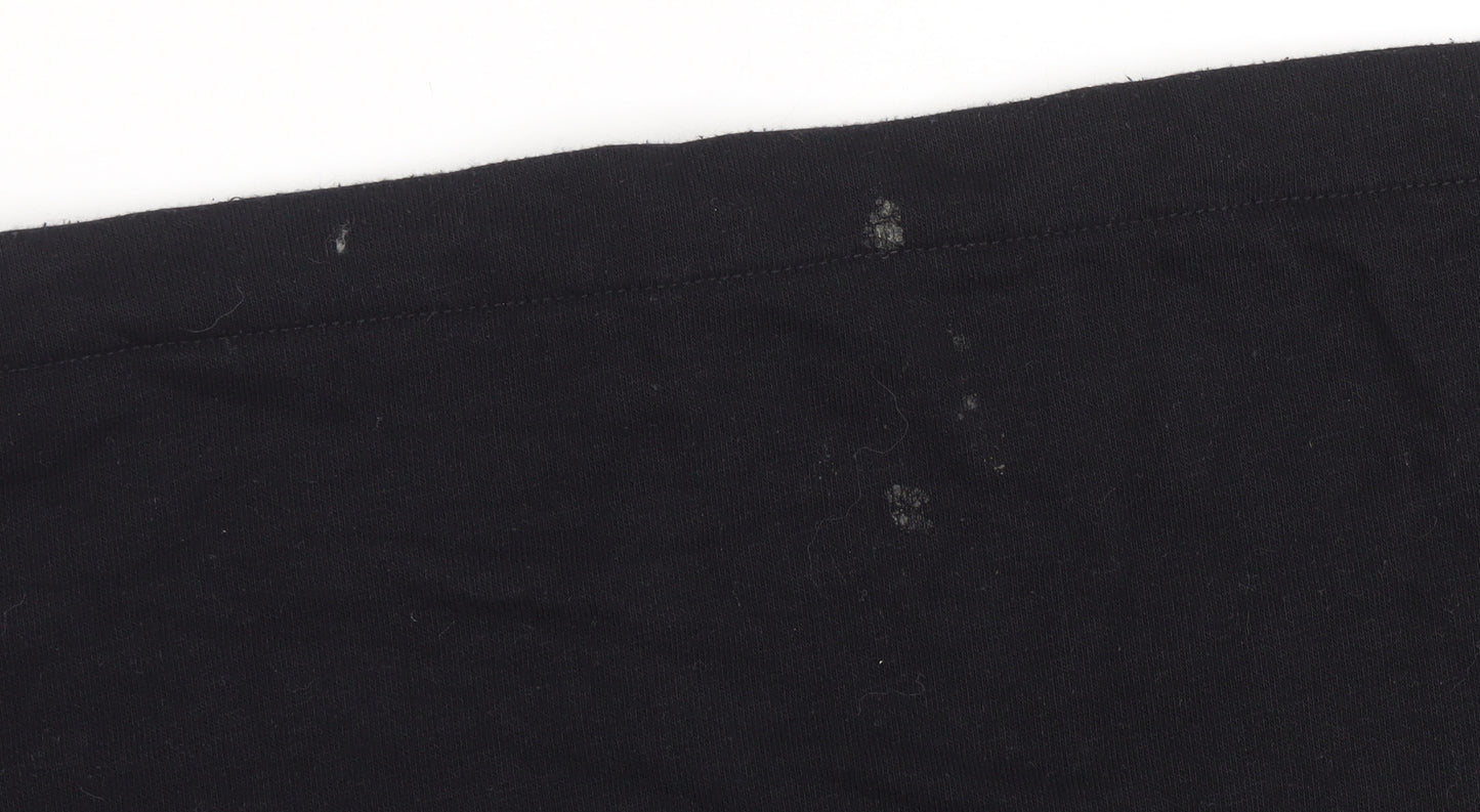 Old Navy Women's Black 2XL Short Sleeve Basic T-Shirt