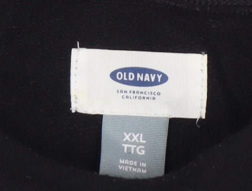 Old Navy Women's Black 2XL Short Sleeve Basic T-Shirt