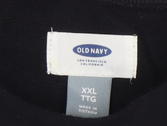 Old Navy Women's Black 2XL Short Sleeve Basic T-Shirt