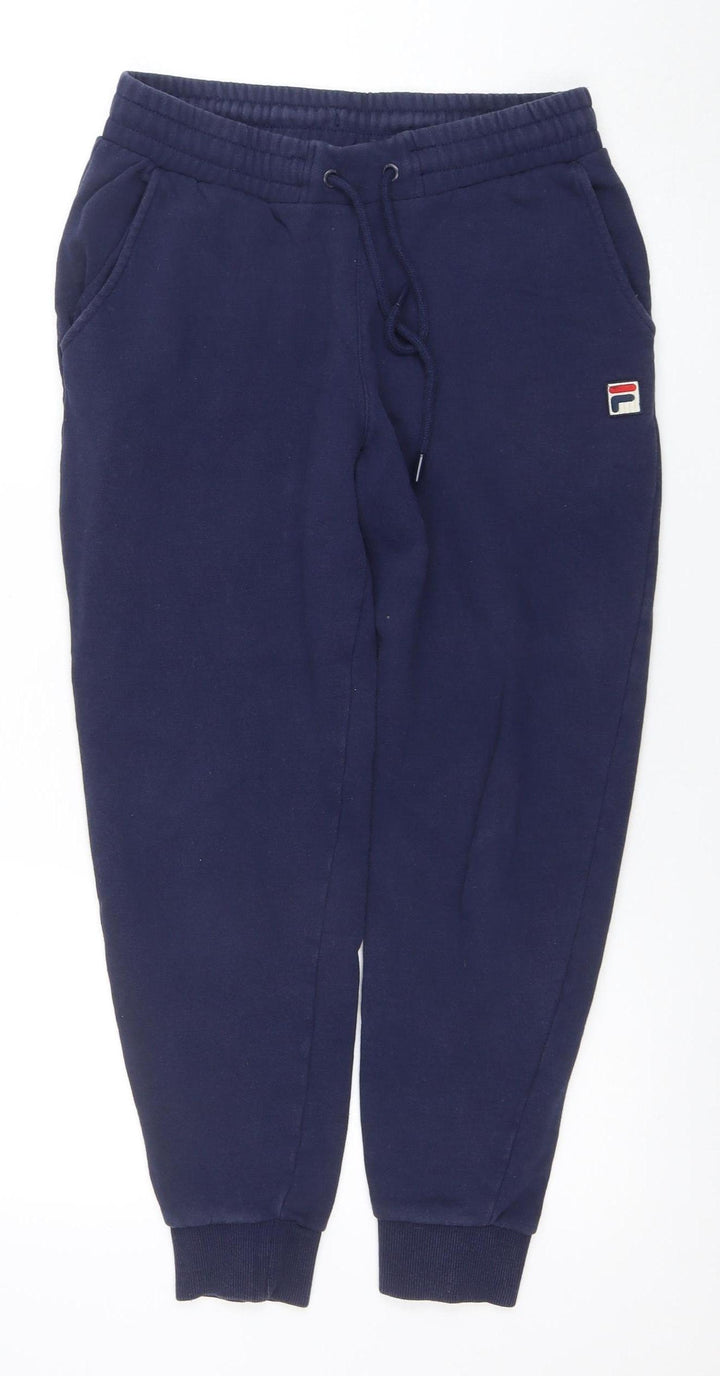 FILA Men's Blue Jogger Fleece Sweatpants Size S Regular Fit