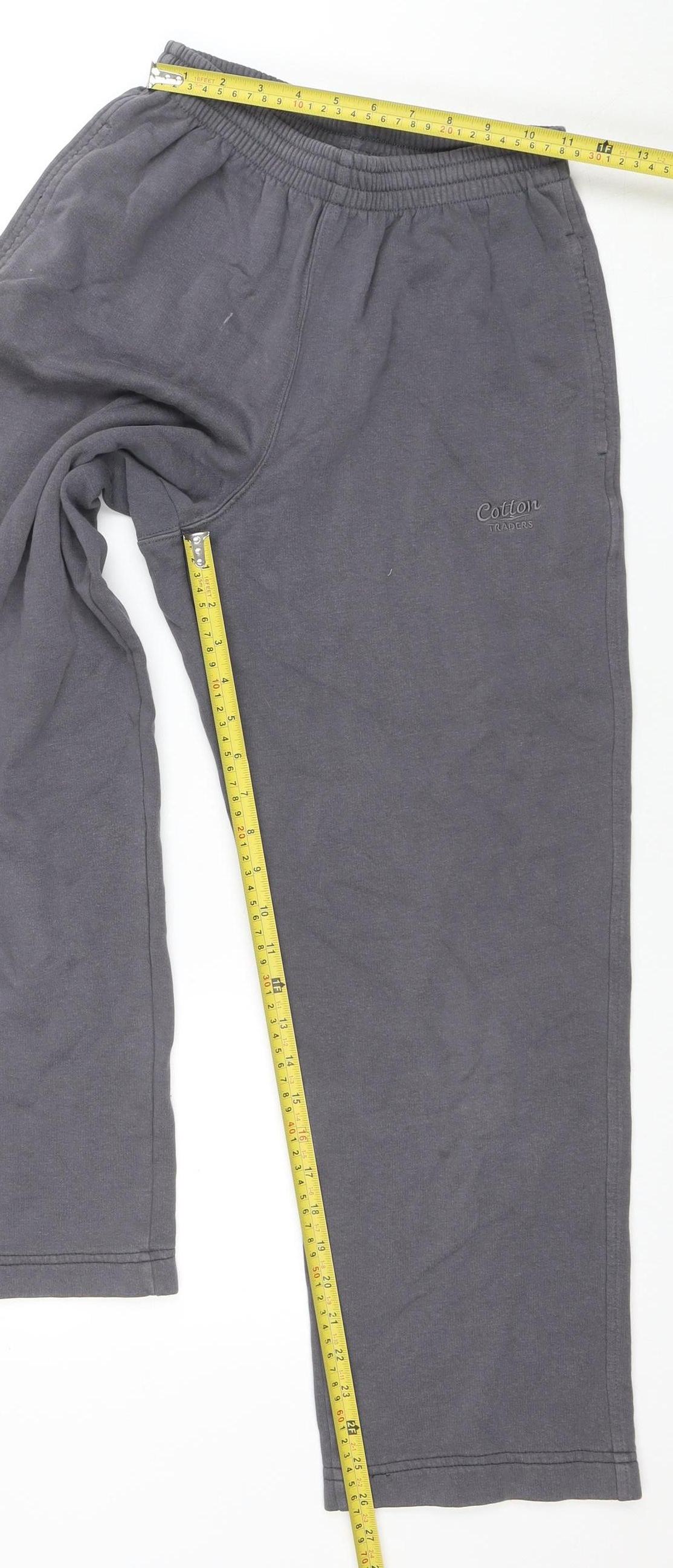 Cotton Traders Men's Grey XS Sweatpants Jogger Activewear Trousers