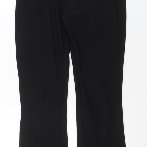 Pull & Bear Women's Black Slim Stretch Trousers Size S 26in Waist