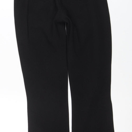 Pull & Bear Women's Black Slim Stretch Trousers Size S 26in Waist