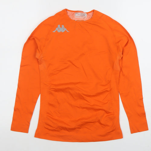 Kappa Orange Slim Fit Long Sleeve Women's Activewear Top M