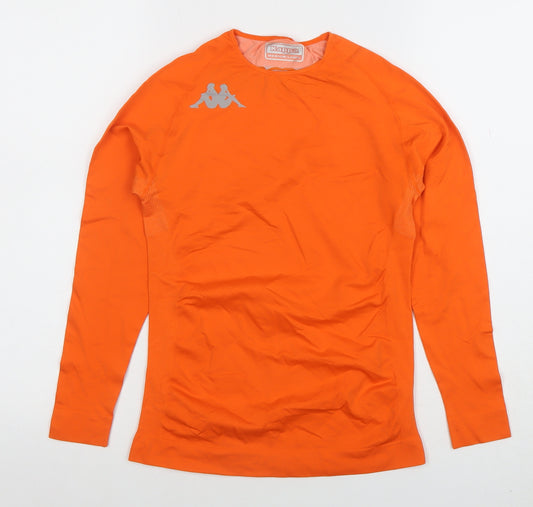 Kappa Orange Slim Fit Long Sleeve Women's Activewear Top M
