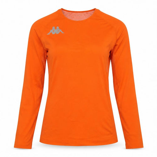 Kappa Orange Slim Fit Long Sleeve Women's Activewear Top M