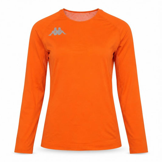 Kappa Orange Slim Fit Long Sleeve Women's Activewear Top M