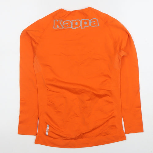 Kappa Orange Slim Fit Long Sleeve Women's Activewear Top M