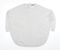 Frost and Leigh Women’s Grey Knit Tunic Long Sleeve Top Size S