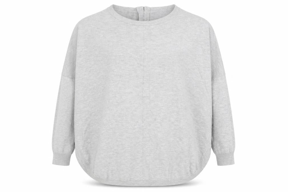 Frost and Leigh Women’s Grey Knit Tunic Long Sleeve Top Size S