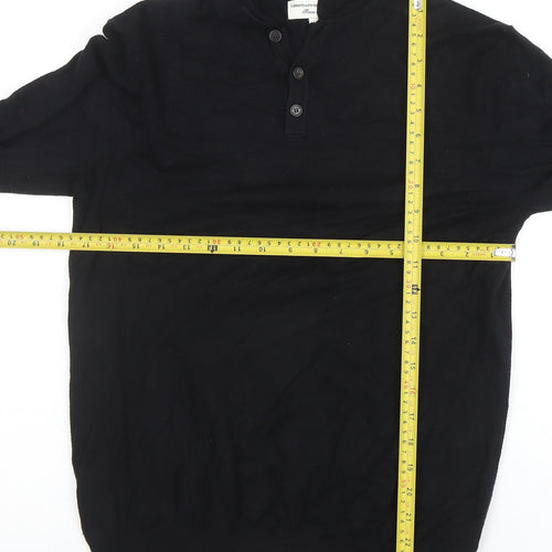 Cristiano Balducci Men’s Black Long Sleeve Polo Shirt M