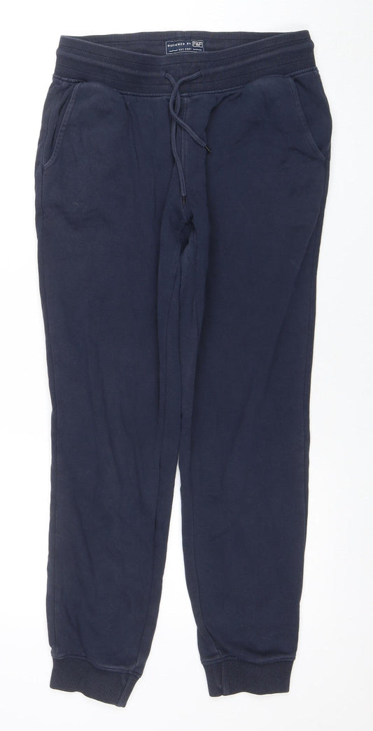 F&F Men's Blue Jogger Sweatpants Size S Regular Fit Cotton Blend