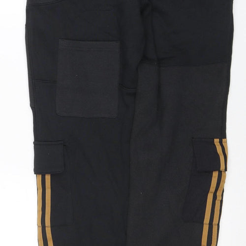 Adidas Ivy Park Men's Black 2XS Jogger Trousers with Side Stripes