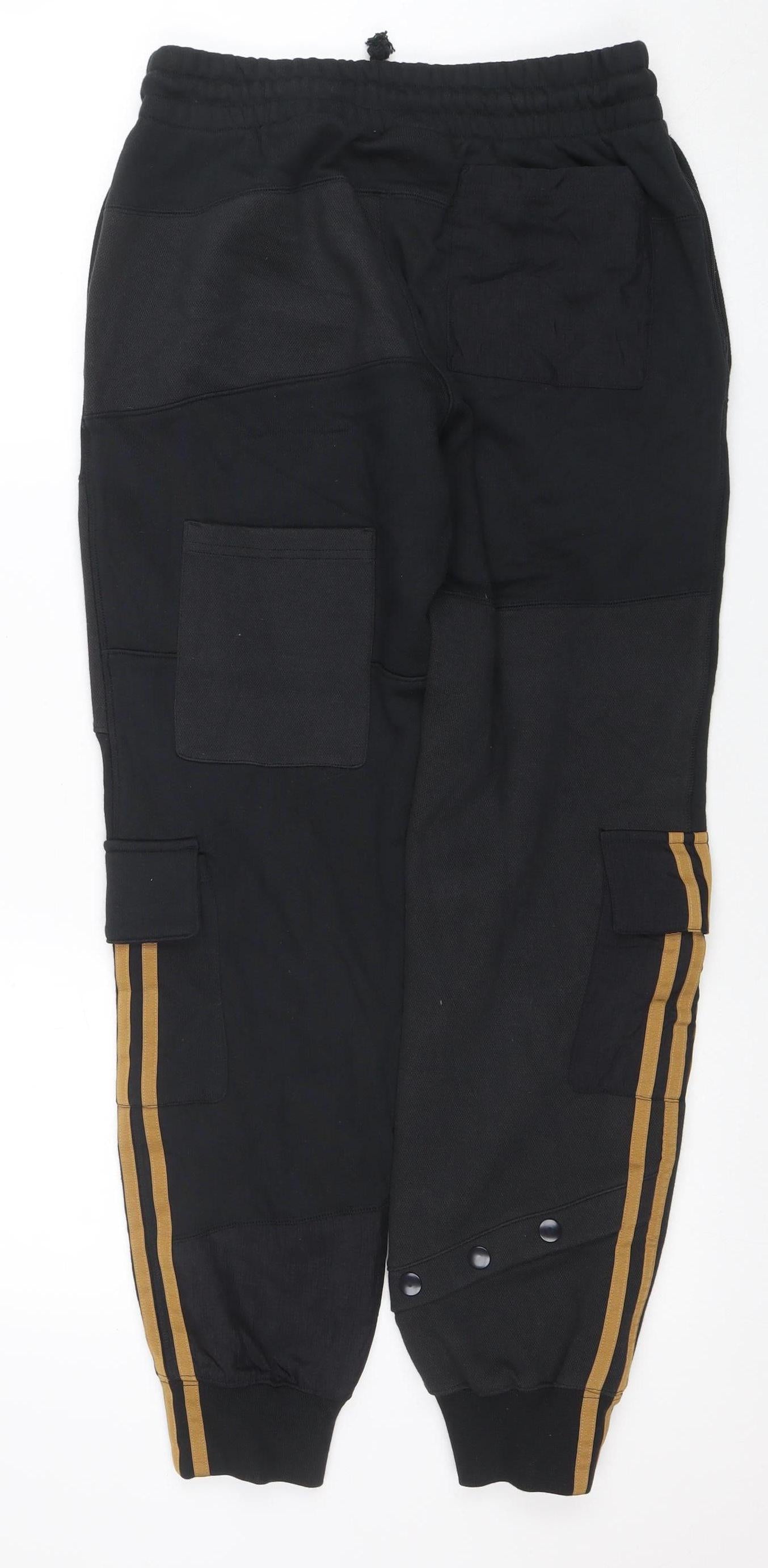 Adidas Ivy Park Men's Black 2XS Jogger Trousers with Side Stripes