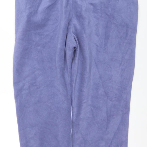 Damart Women’s Blue Fleece Sweatpants XL 25in Inside Leg