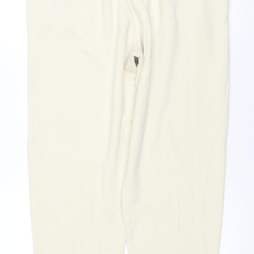 Gym King Women Beige Cotton Jogger Sweatpants L 100% Cotton Activewear
