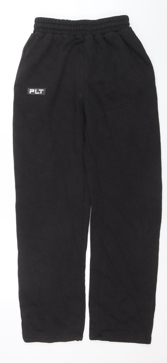 PrettyLittleThing Women Black M Jogger Sweatpants Cotton Blend