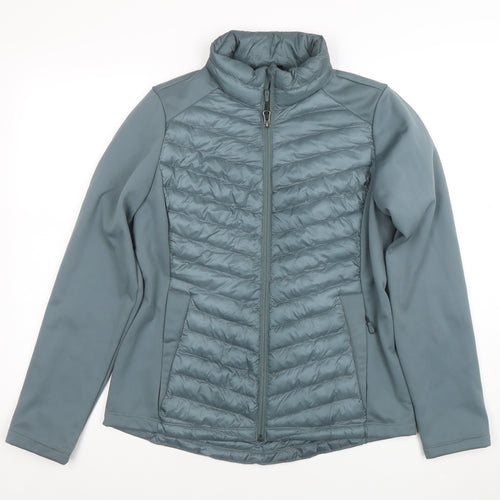 Trespass Men's Green Softshell Puffer Jacket Size S Full Zip Outdoor