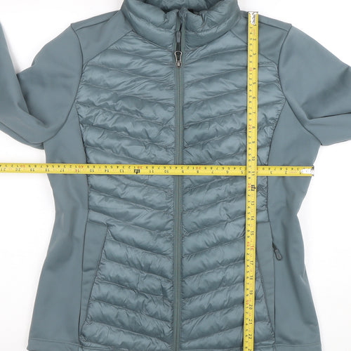 Trespass Men's Green Softshell Puffer Jacket Size S Full Zip Outdoor