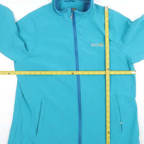 Regatta Women's Blue Softshell Jacket Size 22 Water Resistant
