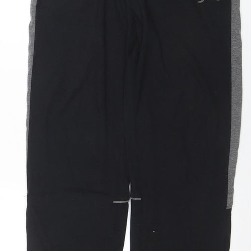 Slazenger Men's Black M Sweatpants Lightweight Activewear Trousers