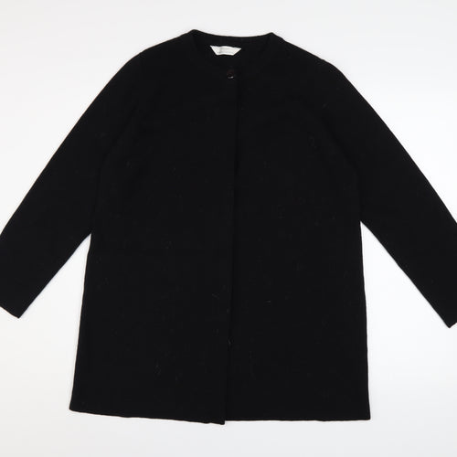 Marks and Spencer Women Black Size 14 Long Sleeve Cardigan