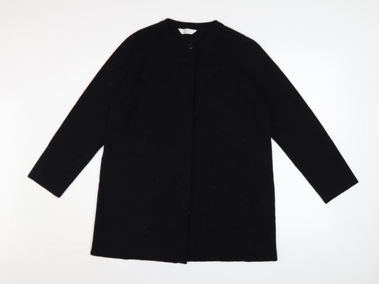 Marks and Spencer Women Black Size 14 Long Sleeve Cardigan
