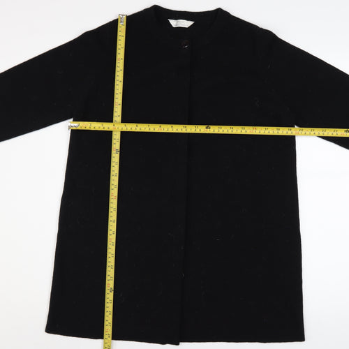 Marks and Spencer Women Black Size 14 Long Sleeve Cardigan