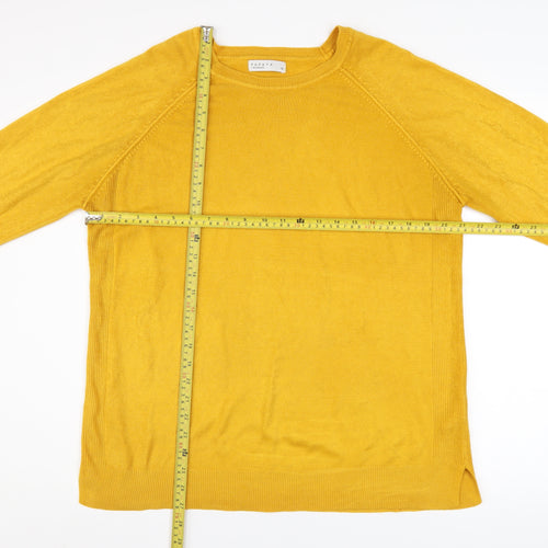 Papaya Woman Yellow Acrylic Long Sleeve Pullover Jumper Size 16