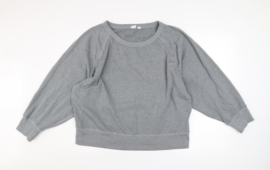 GAP Womens Grey XL Pullover Sweatshirt Cotton Blend