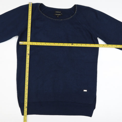Park Avenue Women Blue Size 12 Crew Neck Knit Pullover Jumper