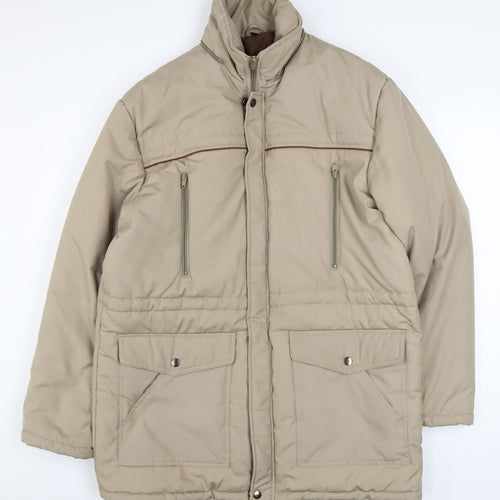 Debenhams Women’s Beige Puffer Jacket Size 12 Winter Coat