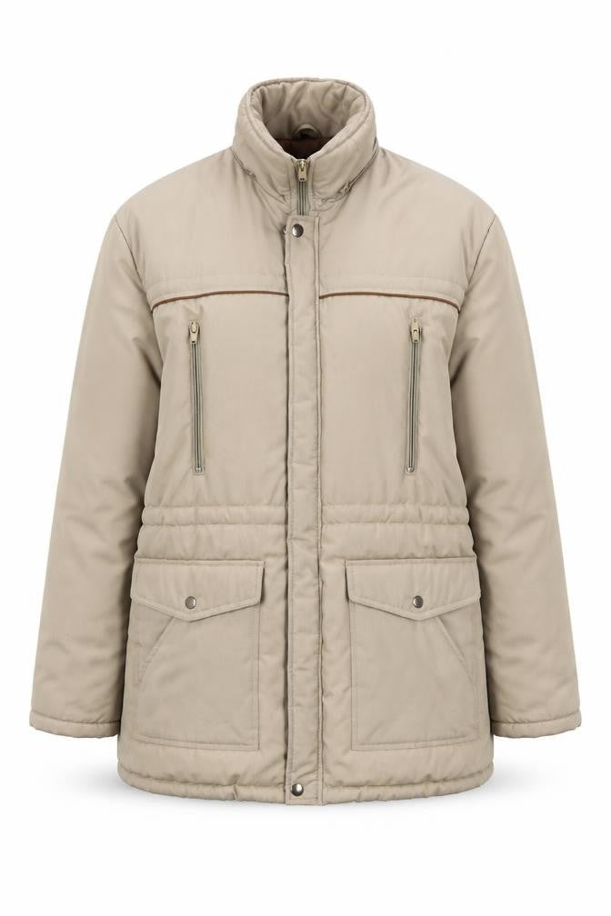 Debenhams Women’s Beige Puffer Jacket Size 12 Winter Coat