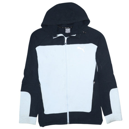 Puma Men's Blue XL Full Zip Hoodie Sweatshirt Sportswear