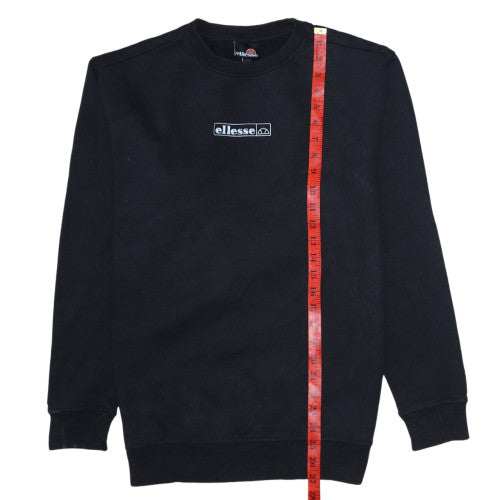 Ellesse Men's Black Crew Neck Pullover Sweatshirt Size M