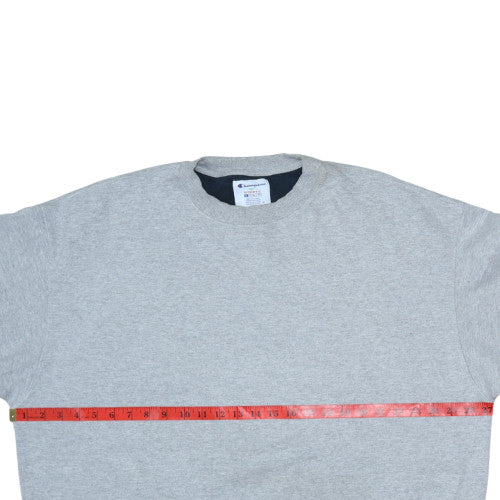 Champion Men's Grey XL Pullover Crew Neck Sweatshirt
