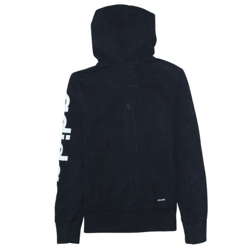 Adidas Womens Black XS Full Zip Hoodie Climalite Sportswear