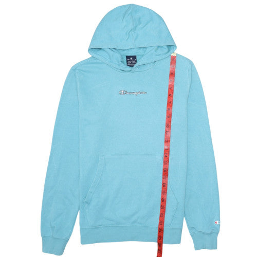Champion Boys Blue Pullover Hoodie 15-16 Years Regular Fit Cotton Blend