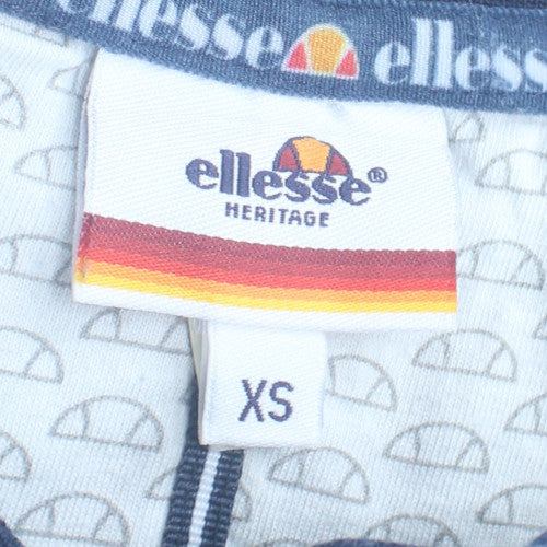 Ellesse Men's Blue XS Logo Pullover Sweatshirt Crew Neck